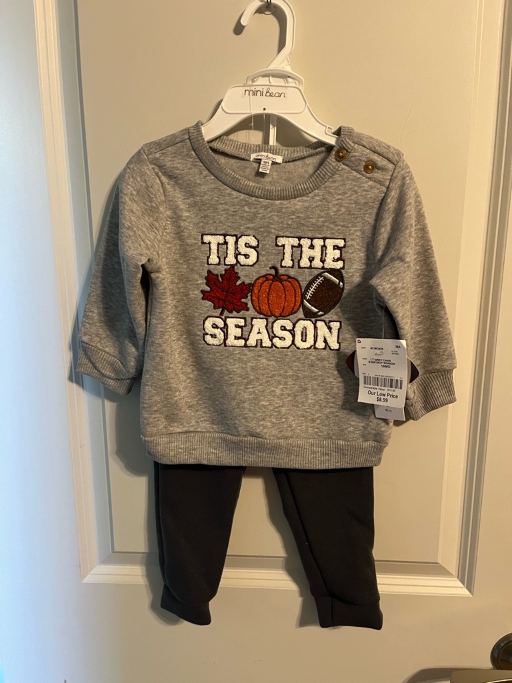 Baby boy football Sweatshirt & pants Set
